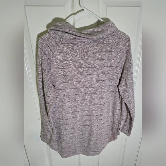 LOFT Outlet Womens Striped Cowl Neck Tunic Sweater Large - Picture 9 of 10